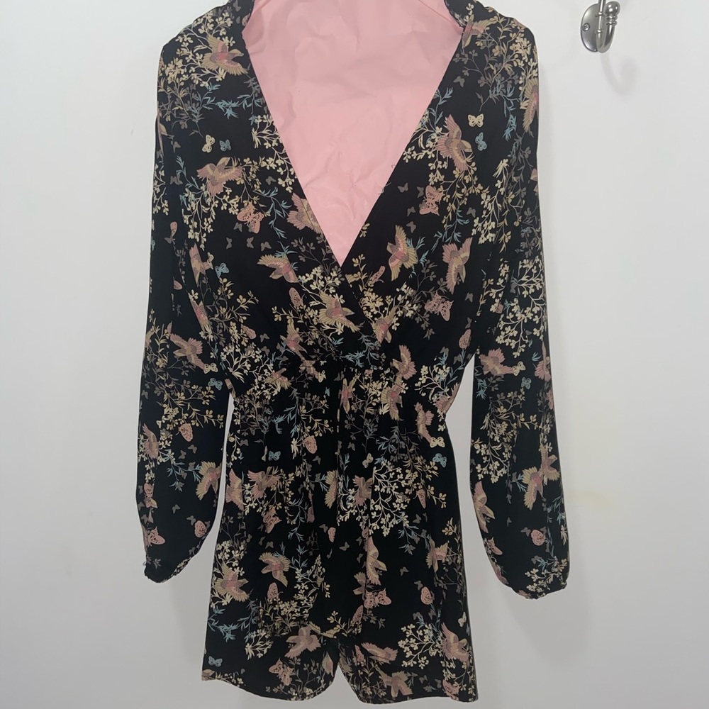 Floral Romper Size Medium